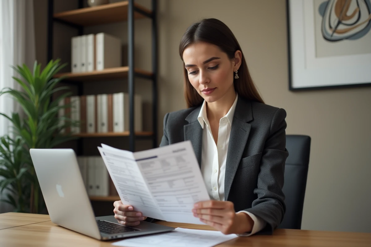 Femme manager analysant un plan de développement des compétences pour contourner le théorème de Peter dans son organisation