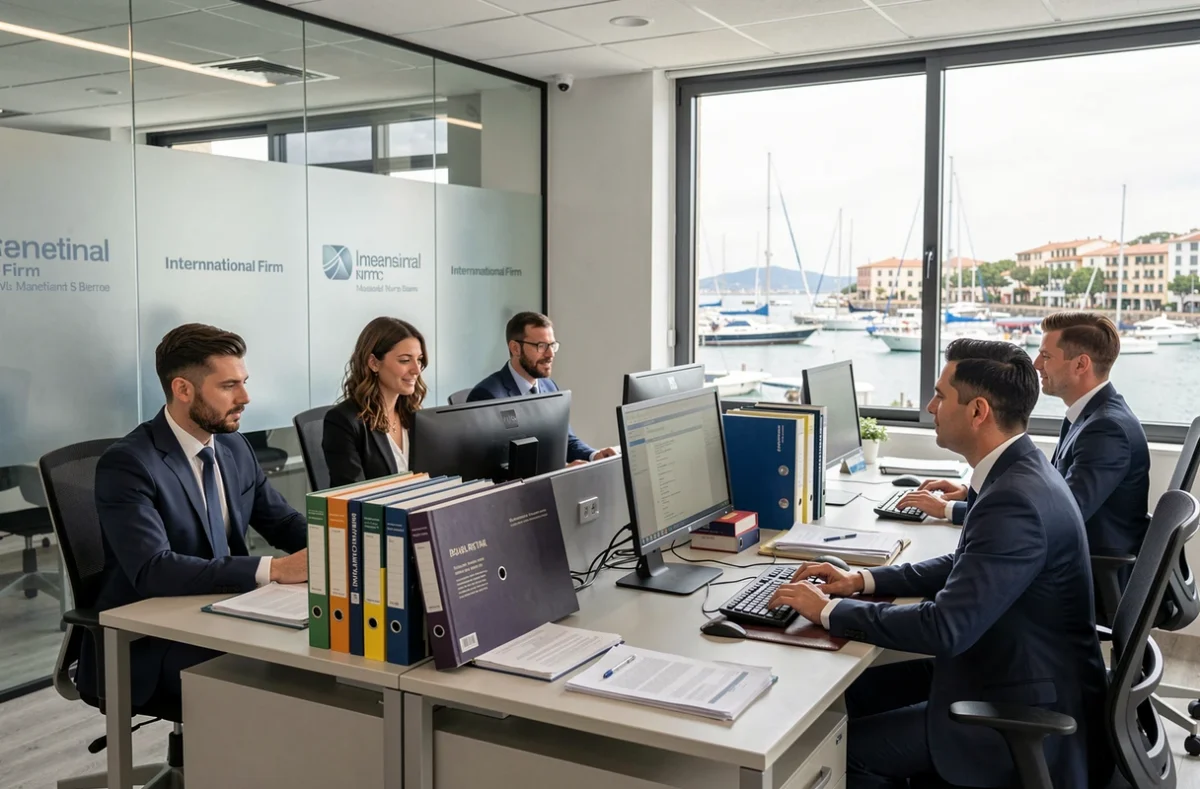 Bureau marseillais du cabinet international Ogletree Deakins avec équipe d'avocats en activité